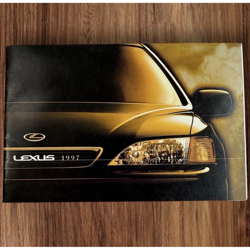 1997 Lexus Full Line Sales Brochure LX450 SC400 SC300 LS400 Vtg Dealer Catalog